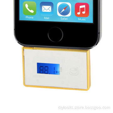 Cheap Factory Price 2-in-1 3.5mm Jack Handsfree Car FM Transmitter for iPhone